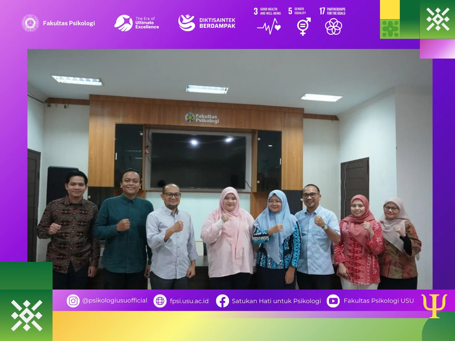 Fakultas Psikologi USU Terima Kunjungan Kerja Dinas P3AKB Sumatera Utara, Bahas Peluang Kolaborasi Strategis